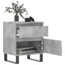  Nattbord 2 stk betonggrå 40x35x50 cm konstruert tre 8721012110762