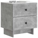  Nattbordskap Betonggrå 43 x 34,5 x 47,5 cm Konstruert tre