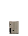 Kartell Componibili Classic Oppbevaring Med 2 Rom Dove Grey