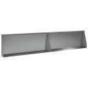vidaXL Støttemur 2 stk. 100 x 12 x 40 cm Galvanisert stål Sølv