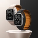 Hurtel Magnetarmbånd Magnetarmbånd til Apple klokke 41mm Rød