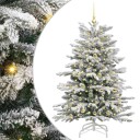  Kunstig sammensatt juletre Hvit 150 cm PE og PVC