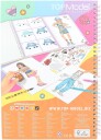 TOPModel Designbok med Fargeblyanter