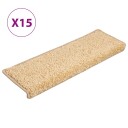 vidaXL Trappetrinnstepper 15 stk 65x21x4 cm brun