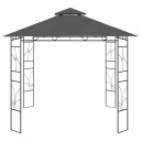 vidaXL Paviljong 3x3x2,7 m antrasitt 160 g/m²