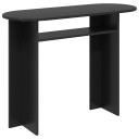 vidaXL Konsollbord Svart eik 100 x 39,5 x 75 cm Konstruert tre
