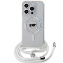 Karl Lagerfeld Crossbody MagSafe Etui for iPhone 15 Pro Max - Gjennomsiktig