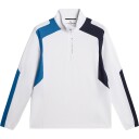 J.Lindeberg Leander Quarter Zip Midlayer Herre Hvit Xxl