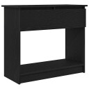  konsollbord med skuffer svart 85,5x38,5x74,5 cm