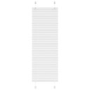  plisségardin Hvit 45x150 cm Stoff Bredde 44,4 Polyester
