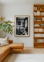 Elegant Penguin Bath Plakat / 100x150