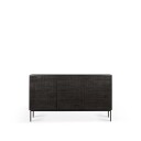 Ethnicraft Grooves sidebord Svart 3 d?rer