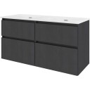 Sanibell Proline møbelpakke 121x46 cm sort eik