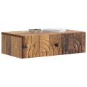 vidaXL Vegghengt Sidebord Gammelt tre 59 x 34,5 x 17 cm Konstruert tre