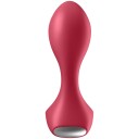 Satisfyer Backdoor Lover Analplugg Vibrator      - Rød