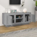 vidaXL TV-benk grå sonoma 102x35x45 cm konstruert tre