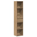 Bokhylle artisan eik 36x30x171 cm konstruert tre