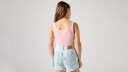 Levis Meet and greet ribbed tank   coral blush   6 ÅR