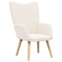  Avslappende stol Krem 62 x 67 x 95.5 cm stoff