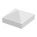 Jabo Pyramidelås Arnö Hvit 80x175x175mm