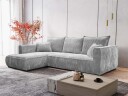 Puente 4 seters sofa med divan   lysegrå