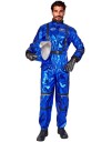 Widmann Klassisk Blått Astronaut Herrekostyme 29011