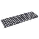  Selvlimende trappematter Stripete 15 pcs Grå 65 x 21 x 4 cm