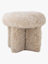Bloomingville Frikka Pouf   Cream   Ø 43 CM