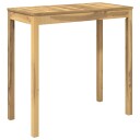 vidaXL Hagebarbord Hvit 108,5 x 55 x 105 cm Solid akasietre