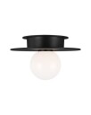 Nodes Small Flush Mount Midnight Black