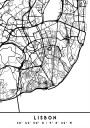 Black Maps 39 Plakat Plakat / 30x40cm