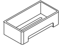 HEWI dusjkurv 220 mm krom/antrasittgrå