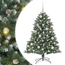  Kunstig juletre grønn 85 x 85 x 120 cm PVC og plast og stål