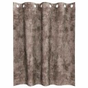  Gardin med gardiner 2 pcs Cappuccino 140 x 140 cm Fløyel