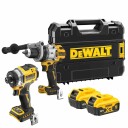 Dewalt DCK2200H2T Kombokit Drill & Slagbormaskin 18V Med 2x5.0Ah Powerstack