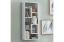 Vegghylle Wohnling melaminbelagt MDF, oppbevaringshylle, moderne stil Hvit - Hvit