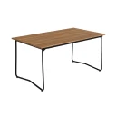 Grythyttan Stålmöbler Bovik bord 150 Teak / Svart