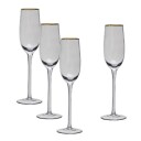 Modern House  Soft Grey champagneglass 22 cl 4 stk