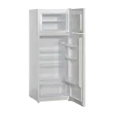 Scandomestic CBF206WE Kombiskap 206L Hvit Toppfryser 143 cm