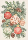 Christmas Ornaments I Plakat Plakat / 40x50cm