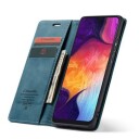 Samsung Galaxy A50 Caseme 013 Series Lommebok-deksel Blå