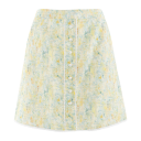 Zoe Skirt Yellow AOP XS A-shaped skirt