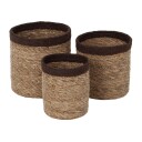 Dixie Emil Storage kurv 3-stk small Natur-brun