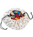 play&go  Play mat mini 2-i-1 Cherry Gold ⌀ 40 cm