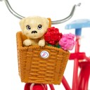 Barbie Pink Passport Dukke Med Cykel Og Tilbehør