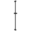 vidaXL Dusjhodeholder Svart 101 cm Rustfritt stål