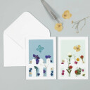 Creativ Company Dried Flowers and Leaves Blue 19 pcs.
