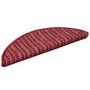  Selvlimende trappematter 15 pcs Rød 56 x 17 x 3 cm