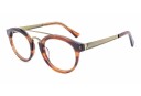 Eo Selection Runde briller Lambert fra eo Selection Brun Acetate,Metall Rund Medium