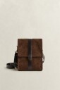 Gant Suede Shoulder Bag   Brown   ONE SIZE